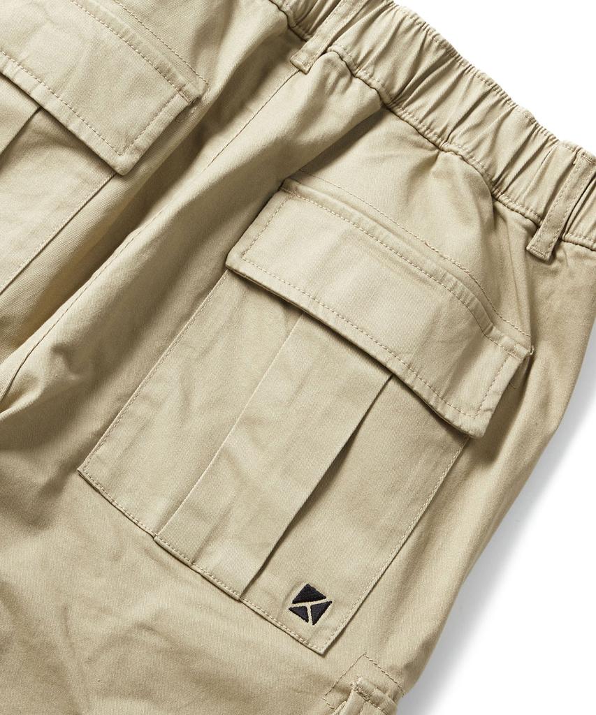 KULTE 713 Relaxed Cargo Jogger Pants Beige