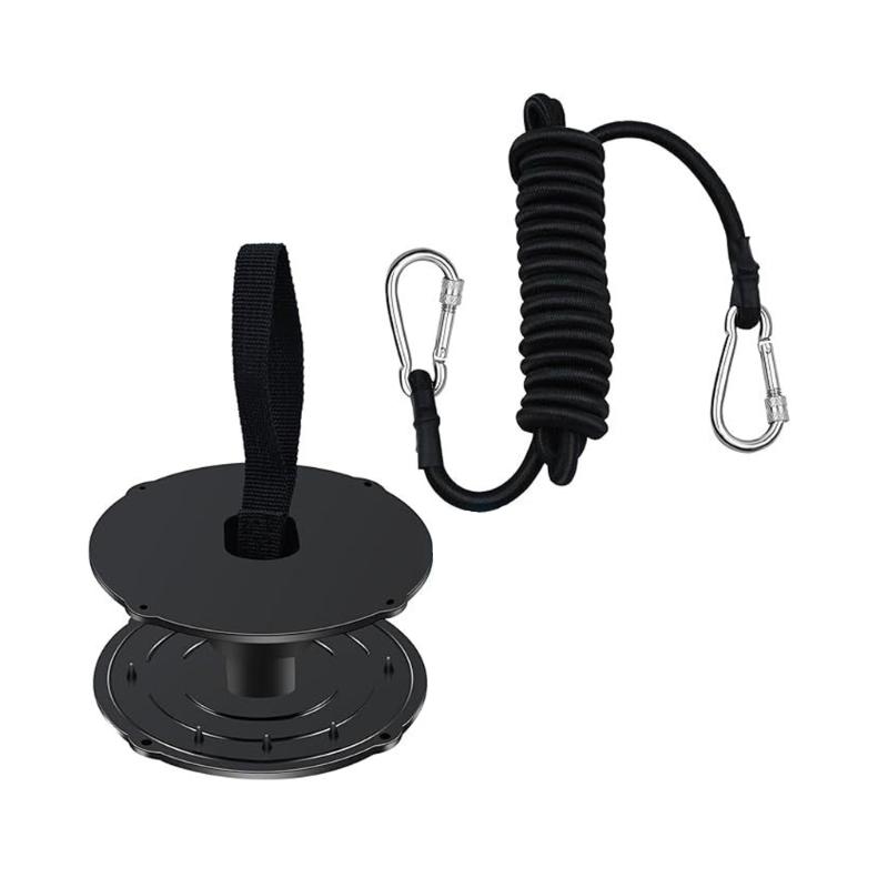 

Secure Floating Pad Tethering System with Metal Hook and Heavy Type Grommets for Water Activity 1