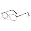 Glasses Metal Square Frame Commuter Flat Glasses Women'S Retro Glasses Men Can Do Myopia Frames