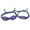 Crystal Holder Bracelet Adjustable Rope Bracelet Cord Handmade Woven Netted Cage