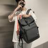 2025 Neuer Einfacher Unifarbener Herrenrucksack Lässige Reise-Umhängetasche Computer-Laptop-Rucksack Tragbare College-Studenten-Büchertasche
