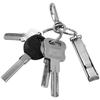 Ultra-thin Stainless Steel Folding Nail Clippers with Keychain - Personalized Logo Option