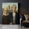 Canvas Painting American Gothic Pop Art
