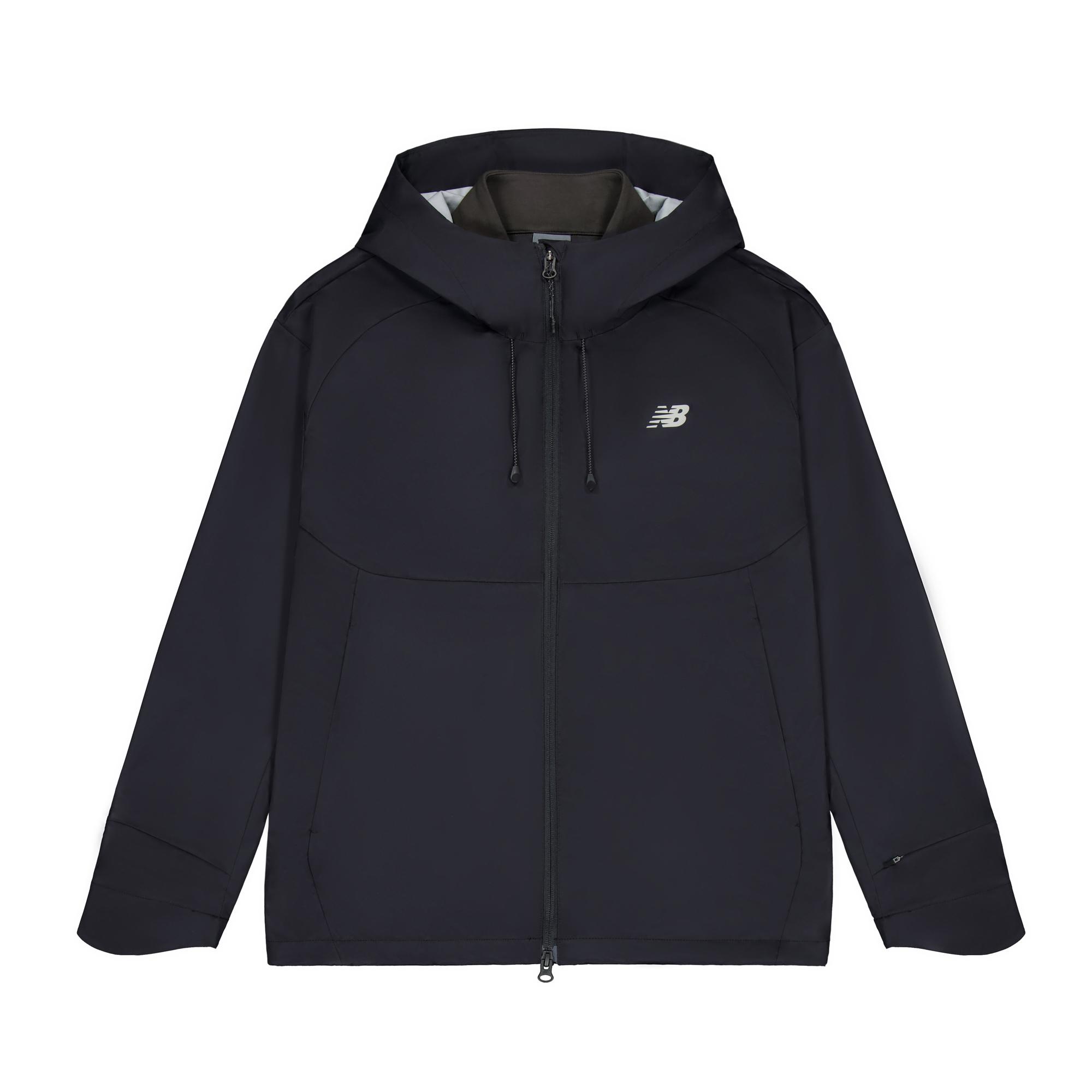 New Balance Jackets Men s Black Hooded Moderate Other NAF13261-BK XL