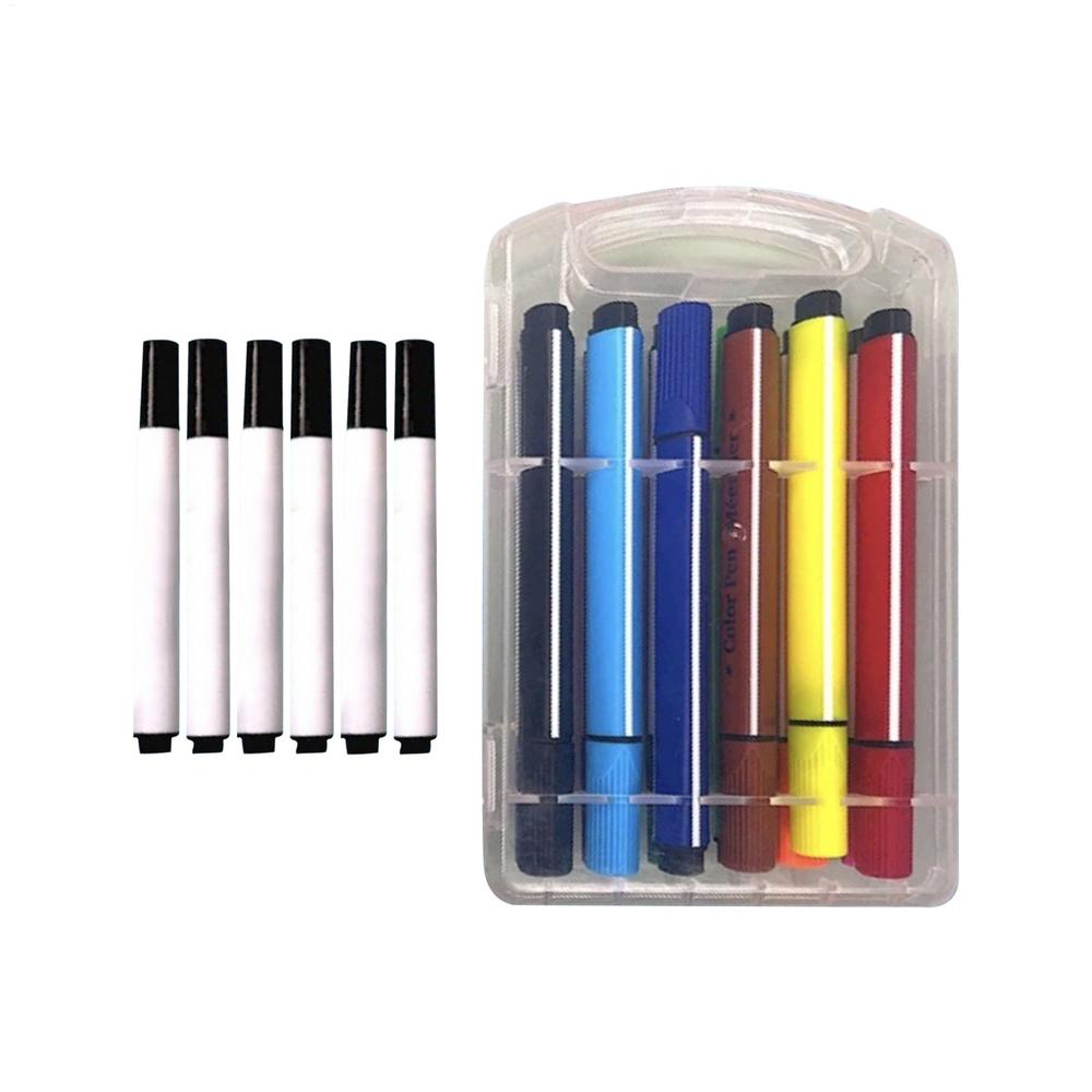

6Pcs Drawing Robot Marker 12Pcs Smooth Colorful Complete Replacement Markers Auto Sketching Machine Pens Painting For Kids