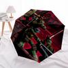 Teenage Mutant Ninja Turtles, Cityscape Themed Automatic Opening and Closing Umbrella, Compact Travel Umbrella, Lightweight and Portable, Su