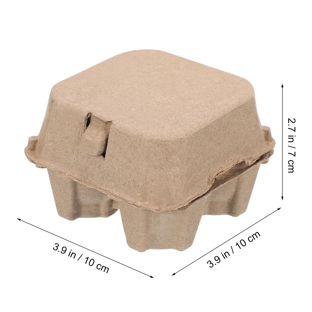 25 Pcs Paper Plates Pulp Egg Tray Fridge Holder Container Cartons Label Bulk Empty