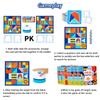 Children's Fabric Tailor Master Battle Game Montessori Thinking Training Puzzle Toy Color And Shape Matching Board Game