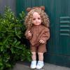 55cm Realistic Singing Pink Bear Plush Doll - Hugging Companion Toy for Kids