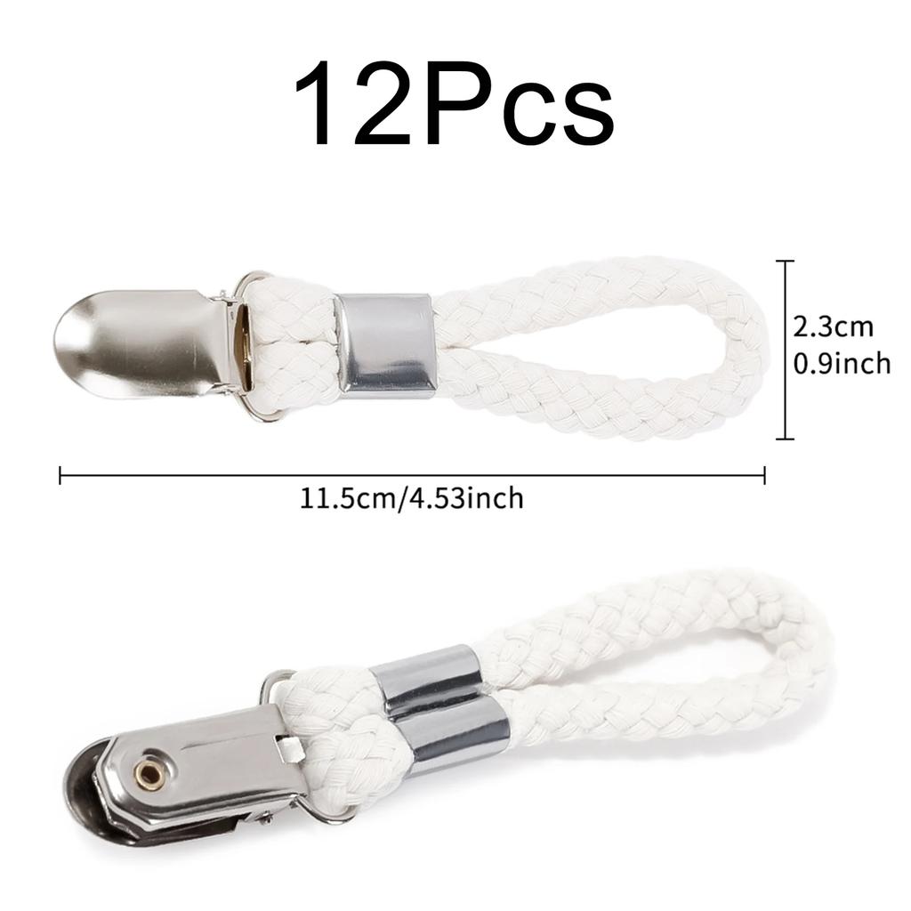 Gloves Not Only Suitable For The Storage Of Kitchen And Bathroom Towels Towel Clips 4pcs Stainless Steel White