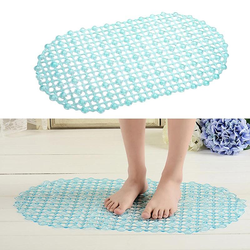 Bath Shower Mat NON Slip PVC Bathroom Mats ANTI Slip Strong Suction 35 X 61CM