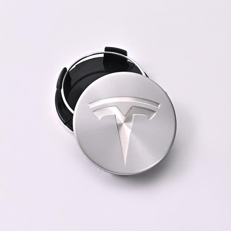 56mm Dekorative Radnabenkappen mit Mittelkappe & Modifizierter Schraubenkappe für Tesla Model Y/3/X/S