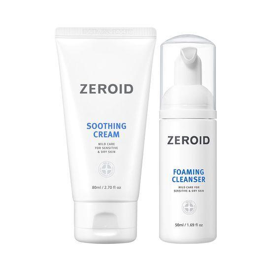 ZEROID Soothing Cream 80ml Promotion (+ Foaming Cleanser 50ml)