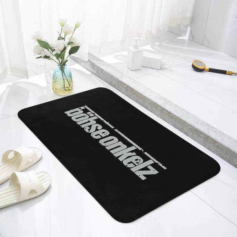 w-Bohses-Onkelzs-Logo Floor Mats Home Laundry Rug Carpet For Living Room Decor Lounge Area Anti-slip Foot Mat Entrance Doormat