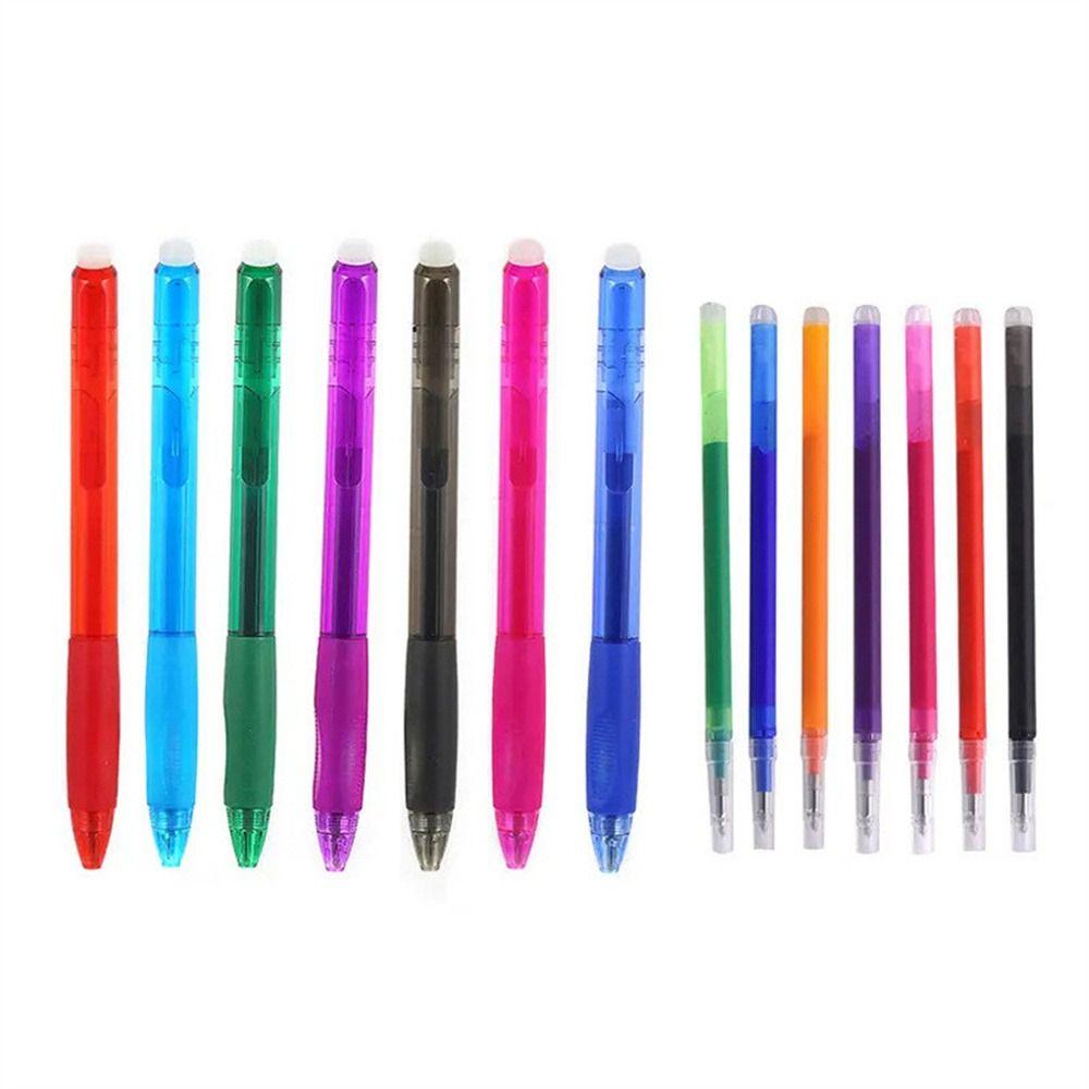 Smooth Writing Erasable Pen Refill 0.7mm 0.5mm Gel Pen Refill Erasable Refill Rod  Stationery