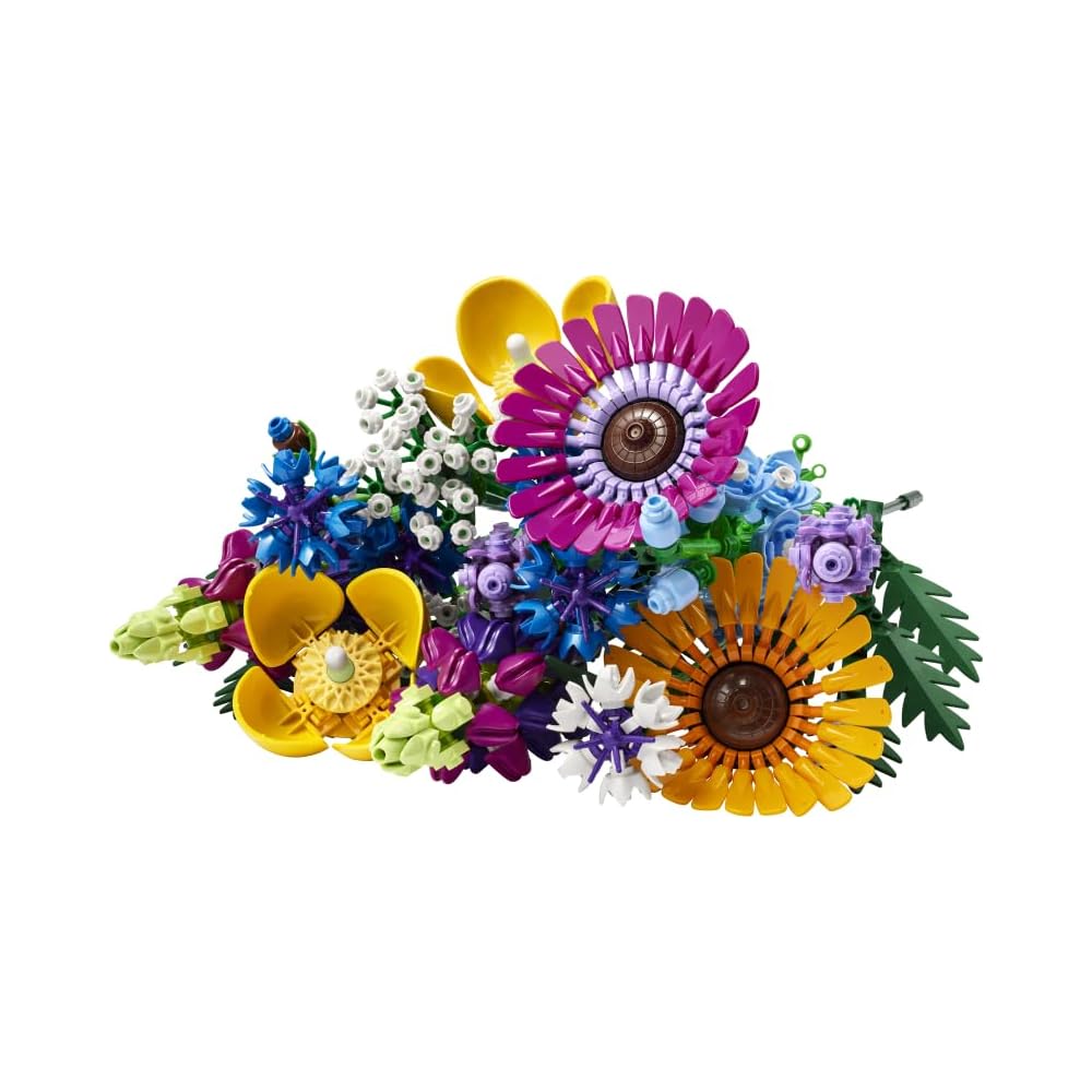 LEGO Botanical Wildflower Bouquet Building Toy for Home Decor and Gifts 10313