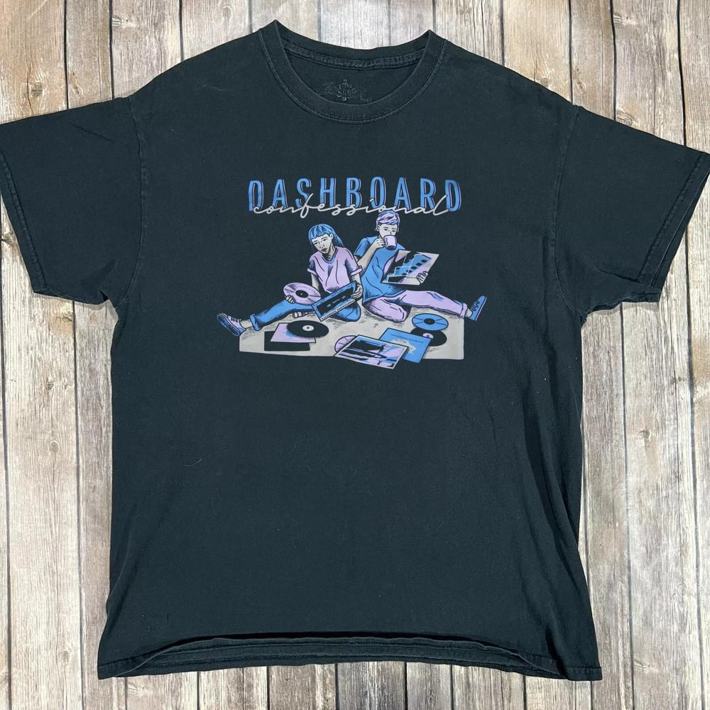 Dashboard Confessional Band Concert Tour Black  Full Size S-5XL Unisex T-Shirt XL