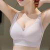 Underwear Summer Thin Women's Gathering Bra Top Support Anti Sagging Non Marking Bra Smooth Noodles Breathable Bra