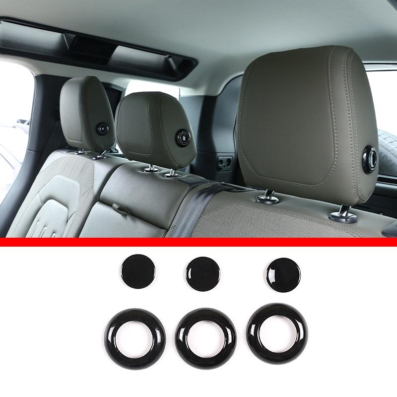 ABS Black For Land Rover Defender 90 110 2020-23 Car Interior Central Control Protection Cover Decorative Patch Car Accessories