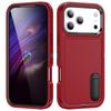 For iPhone 17 Pro Max Case Rugged Bumper Hybrid 3in1 Candy Color Shockproof Phone Stand Cover For iPhone 16 15 14 13 Pro Max 17e 16e