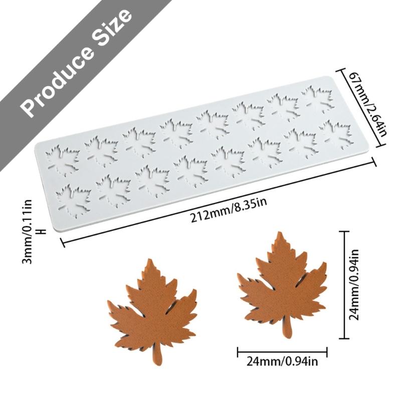 Silicone Chocolate Moulds Leaf Series Fondants Cake Molds Silicone Bakewares Sugar Lace Mats Baking Accessaries