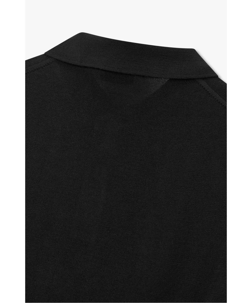 MAN ON THE BOON [Morgano] Polo Sweater_Black 4715313903
