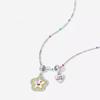 Color smiley face flower necklace women's summer dopamine collarbone chain 2025 new popular niche neck chain