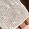 Transparentes, gerafftes Strickoberteil für Damen mit langen Ärmeln und schmaler Passform