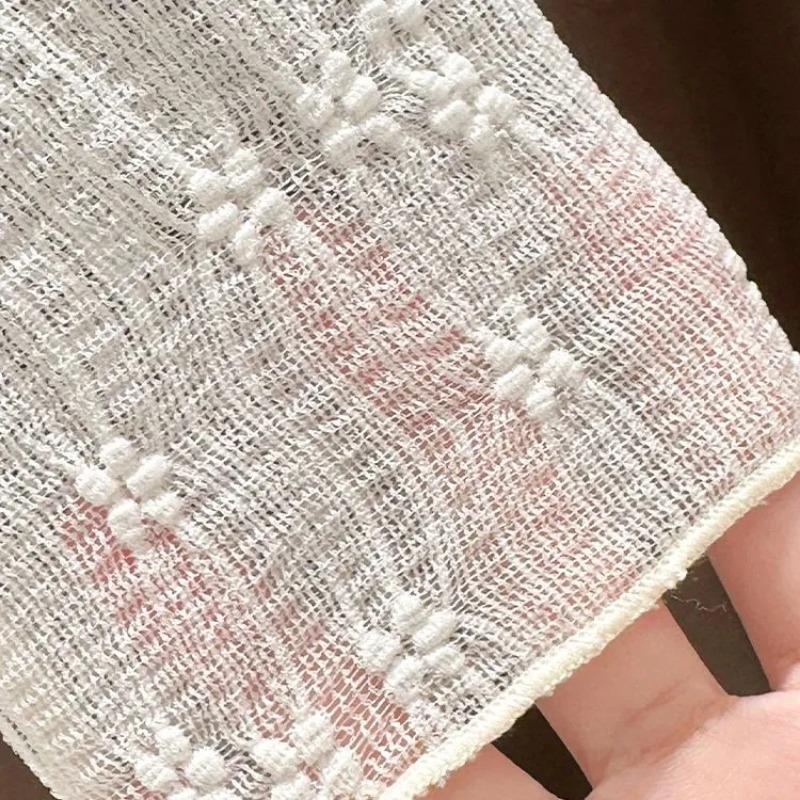 Transparentes, gerafftes Strickoberteil für Damen mit langen Ärmeln und schmaler Passform