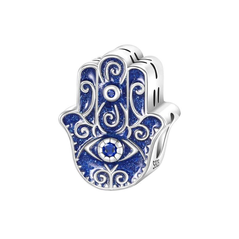 Copper Charms Earth Turtle Bird Starfish Evil Eyes Beads Fit Original Bracelet Bangle Diy Pendant Fine Jewelry Gift