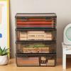 Plastic Pencil Case Transparent Black Stationery Storage Box Stationery Organizer  Students