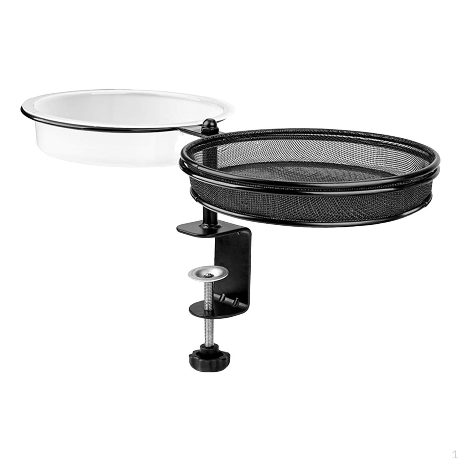Deck Mount Bird Feeder for Balcony Railing, Porch,