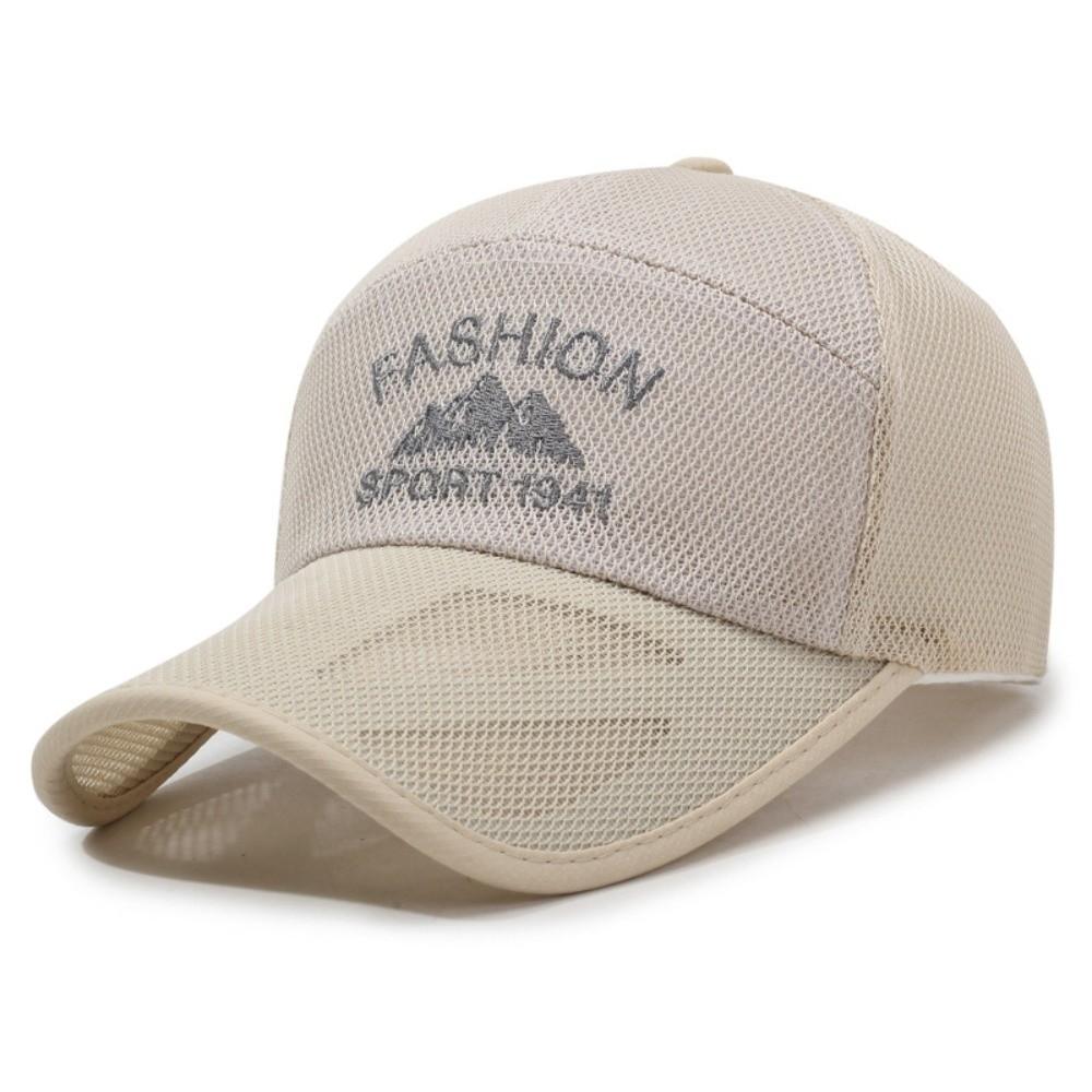 Mountain Embroidery Summer Baseball Cap Adjustable Outdoor Sports Hats For Man Women Unisex