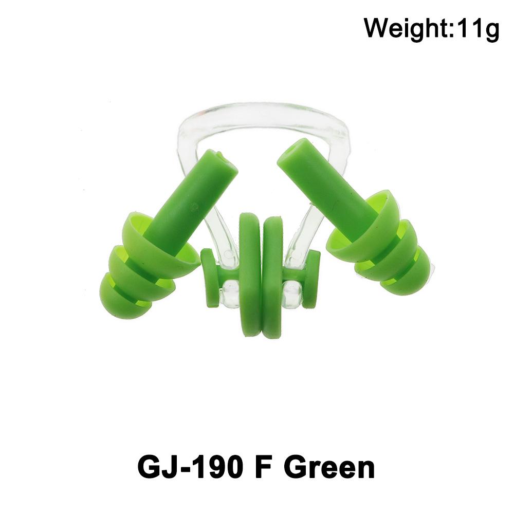 1Set 11G Soft Silicone Elastic Unisex Nose Clip Earplugs Waterproof Swimming Ear Plugs Surf Diving Pool Accessories