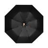 Three-fold Hand-opened Simple Plain Windproof Solid Wood Handle Men and Women Umbrella Umbrella Fixed Umbrella Umbrella