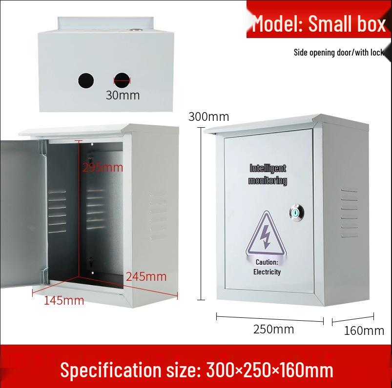 Outdoor Waterproof Surveillance Signal Light Control Box with Pole Mount