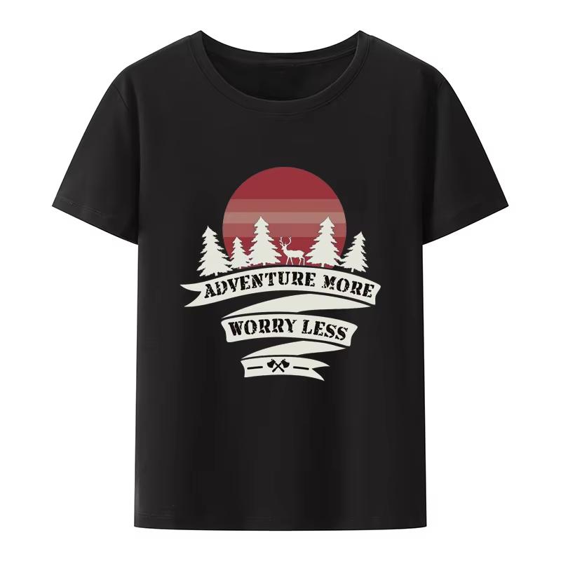 Travel Is My Therapy Adventure and Travel Print T Shirt Street Fashion Tshirt Classic Cartoon Trending Gym Summer Unisex and Unisex