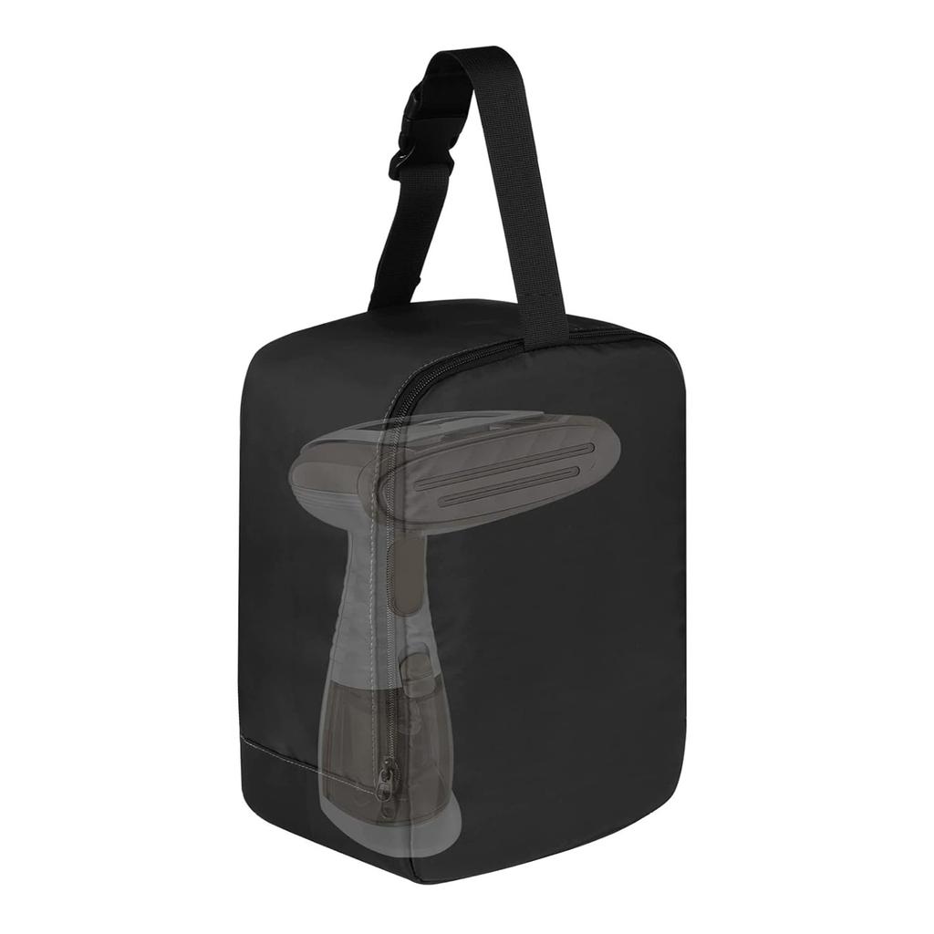 Travel Steam Iron Bag Portable Handheld Steam Iron Carrying Case Holder with Hanging Buckle Strap Black