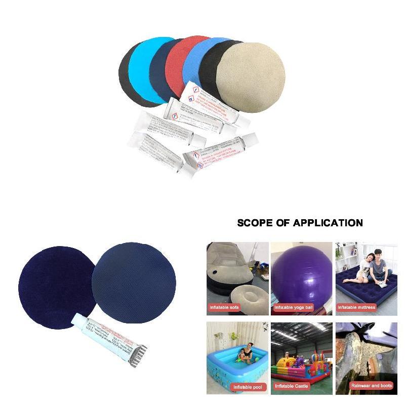 For PVC Patches Glue Air Air Bed 10PCS Repair Inflating Boat Sofa Mattress Glue Kit buy from 5