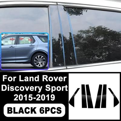 Für Land Rover Discovery Sport 2015- Klavierschwarz B- und C-Säulenaufkleber, Einfache hohe PC-Fensterleisten Kratzfeste Zubehörteile