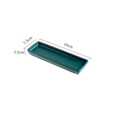 

Rectangular Ceramic Plate Household Tableware Breakfast Plate Home Decoration Salad Plate Sushi Plate Restaurant Ornaments