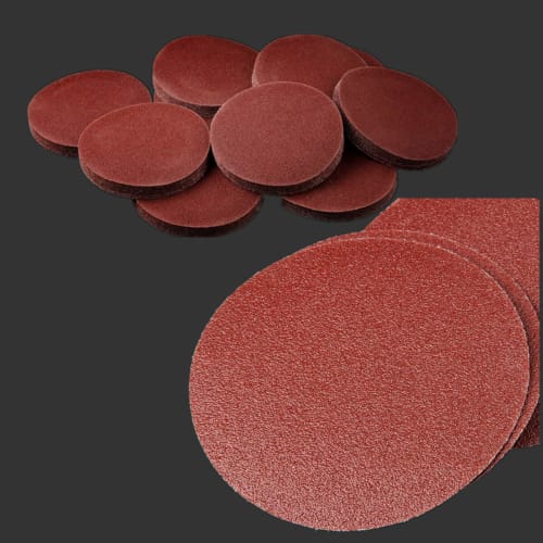 Pack of 60 100mm Sanding Discs, Water-Resistant Sanding Paper, Round, for Sanding Metal, Wood, and Metal Surfaces, Mixed Grit Abrasive Paper, 320, 600
