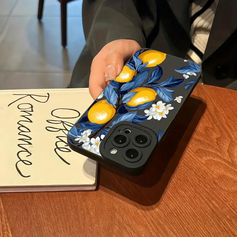 Summer Fruit Lemon Flower Phone Case For Xiaomi Poco F6 F5 X5 M6 X7 Pro Mi 15 14T 13T 12T Pro 14 13 11 Lite 5G NE Soft Cover