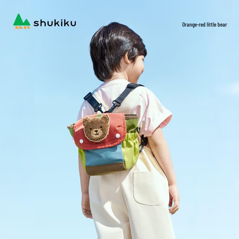 SHUKIKU Kids  Happy Bear Mini Multi-Use Bag One Size
