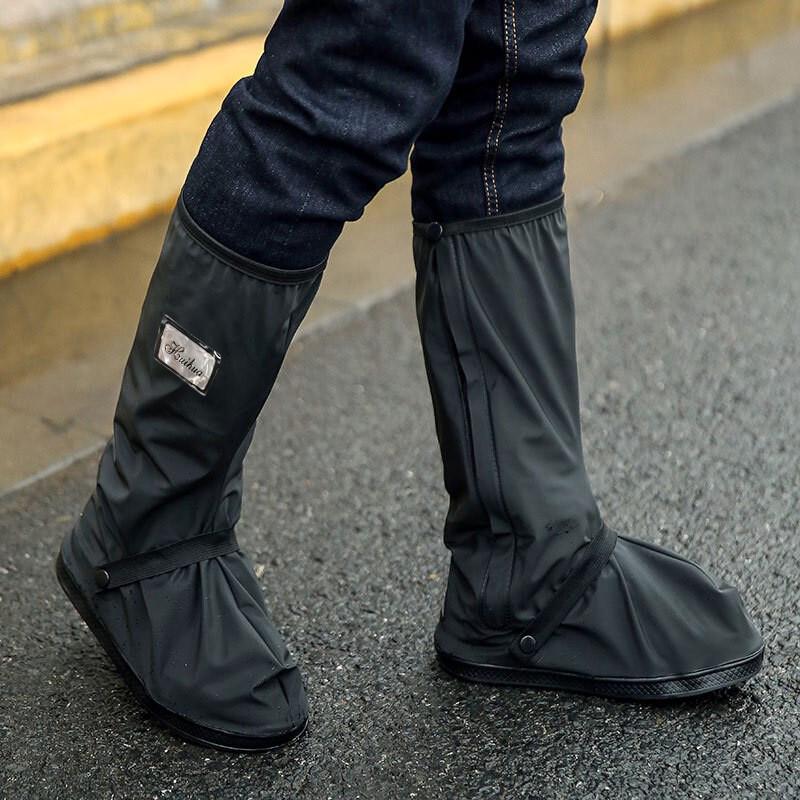 JAJALIN Waterproof High-Top Cycling Shoe Covers