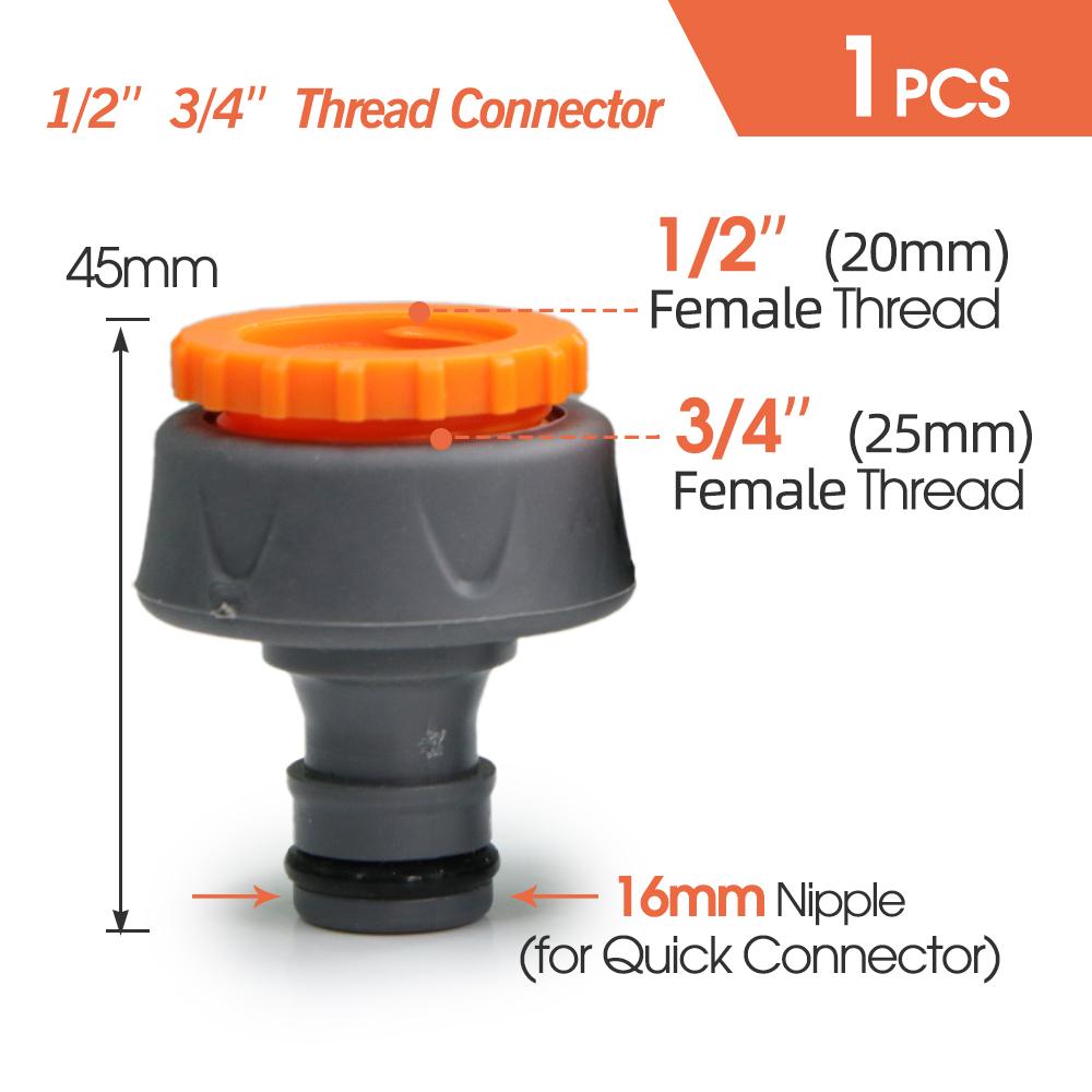 

Садовый шланг быстроразъемный соединитель 1/2 3/4 дюйма трубная муфта стопорный водопроводный соединитель для мойки автомобиля 20/16 мм ирригационные трубки ремонтные соединения