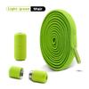 1 Pair Capsule Buckle Shoelaces Quick Release for Sneakers - Flat Elastic Shoe Laces for Kids & Adults No Ties Shoe Accessory