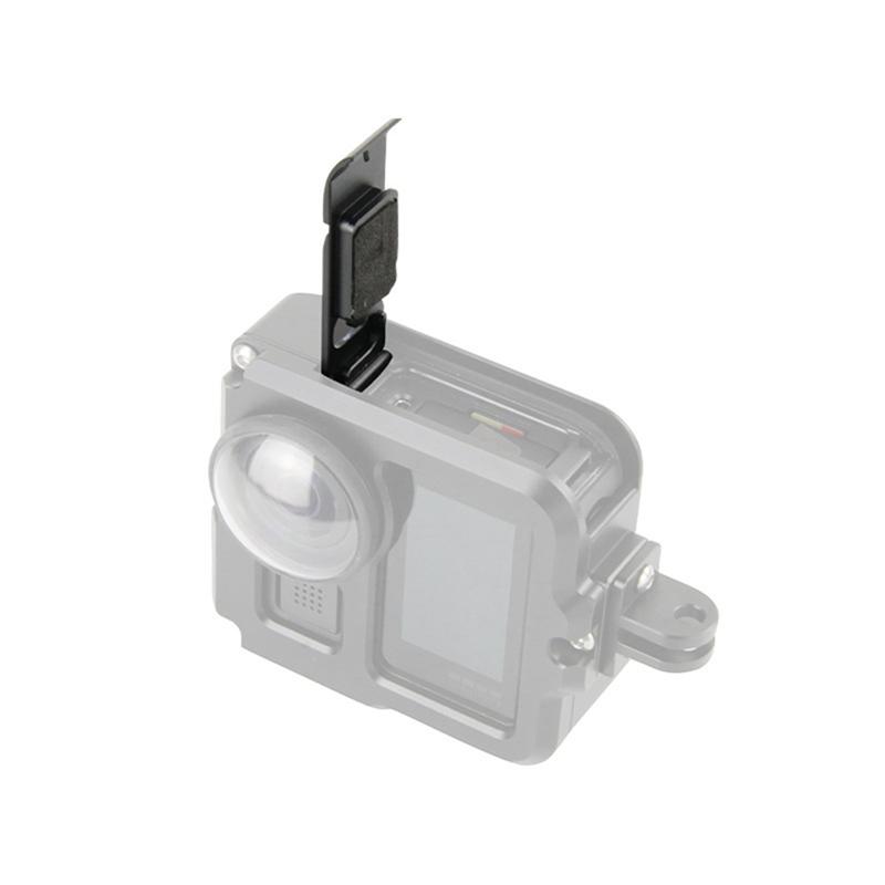 B03B-Für Gopro-MAX Schiebe-Akkuseitenabdeckung Staubdichte Kamera Abnehmbare Schutztür Abdeckung Ladeetui Anschluss