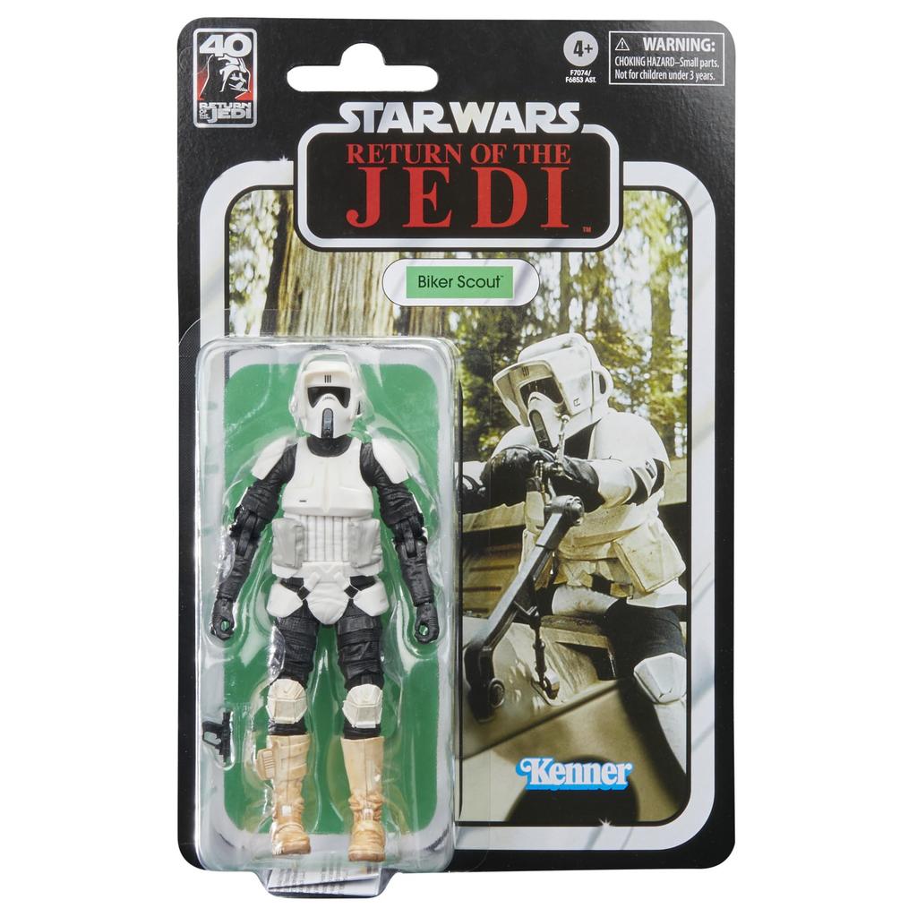 Hasbro Star Wars Black Series Biker Star Wars Episode Return of the Jedi 40th Anniversary Action Ages Authentic Product Scout, VI 6-inch (15cm)