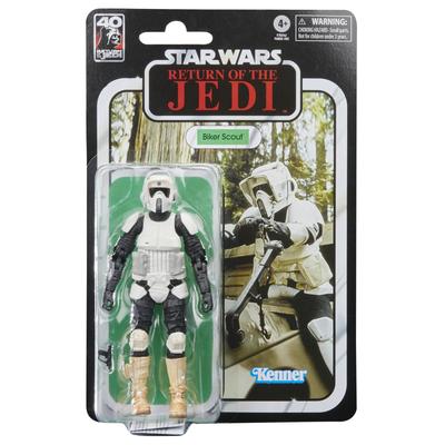 Hasbro Star Wars Black Series Biker Star Wars Episódio Retorno do Jedi 40º Aniversário Ação Idades 4 e Autêntico Scout, VI 6 polegadas (15 cm) Figura,